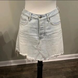 Light Blue Denim Skirt